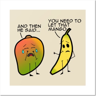 Mango and banana Posters and Art